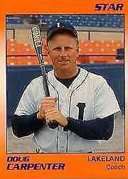 1990 Lakeland Tigers Star Minor League Card #27 Doug Carpenter CO - NM-MT
