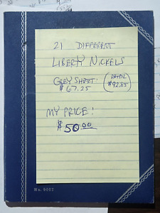 1883-1912 Liberty Nickel Collection (21 diff) - Livre de pièces Whitman -voir description