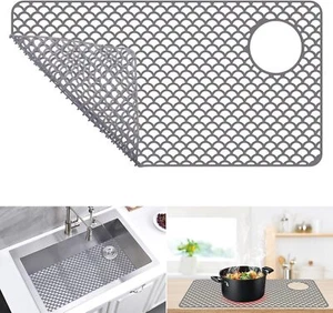 Sink Protectors for Kitchen Sink, 28.1"X 15" Heat-Resistant Sink Mat, Non-Slip K - Picture 1 of 4