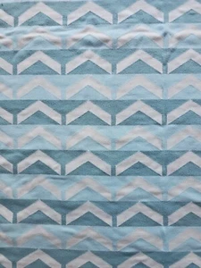 WEEGO AMIGO Baby Blanket Blue Green Pattern 100% Cotton 76cm x 87 Approx Sleep - Picture 1 of 4