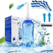Neti Pot,Sinus Rinse Kit,Neti Pot Sinus Rinse,300ml Neti Pot Sinus Rinse Kit