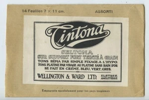France photo paper envelope Tintona Seltona Wellington & Ward - Imagen 1 de 3