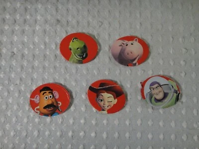 2009 Pixar Toy Story Yahtzee Jr Peças de Reposição Pontuação Azulejos Fichas Vermelho - Imagem 1 de 2