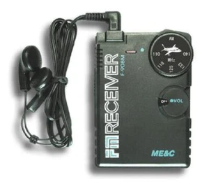 110-140MHZ air band radio AM receiver aviation band receiver black airport - Zdjęcie 1 z 6