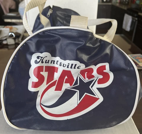Rare Vintage 80’s Huntsville Stars Souvenir Plastic Mini Duffle Bag KFC WZDX S Cover