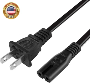 AC Power Cord for Xbox Series S, Xbox Series X, Xbox One S, Xbox One X, PS5/PS4/ - Picture 1 of 6