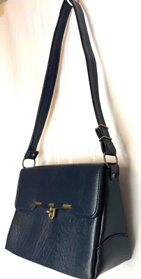 Bolso de Mano Weymouth American Vintage Azul Marino Años 60 Hecho en Inglaterra Foto 1 de 4