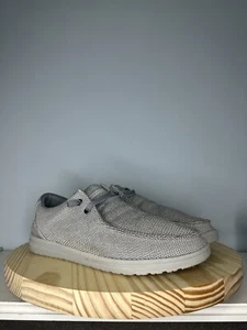 Skechers Men's Relaxed Fit Melson Remie Slip On Shoes Light Grey Size 9.5 - Picture 1 of 8