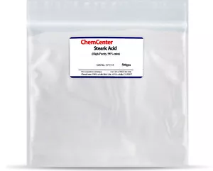 Stearic Acid, High Purity, 98% min., 1 kg (2.2 lb.) - Picture 1 of 1