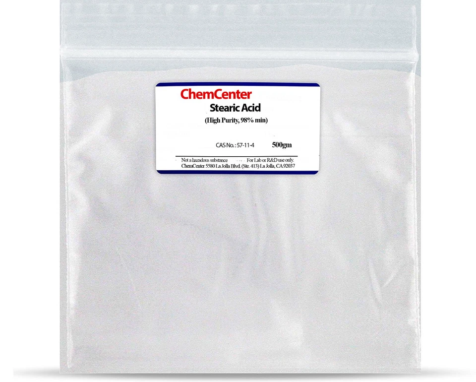 Stearic Acid, High Purity, 98% min., 1 kg (2.2 lb.) - Image 1 of 1