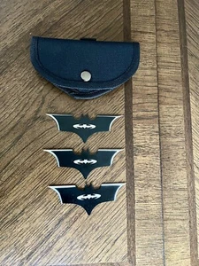 Batarang 3 Pcs Throwing Knife Bat Thrower Set - Picture 1 of 2