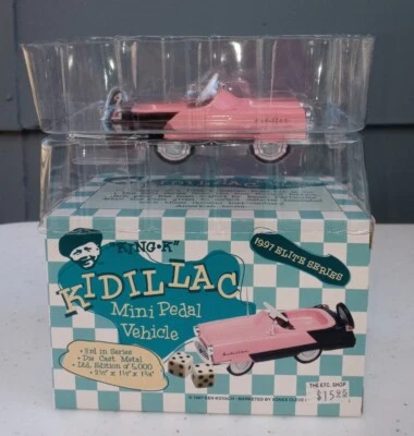 NIB XONEX KIDILLAC Mini Pink Cadillac Pedal Car 1997 Collector Ed Unopened 3.5" - Image 1 of 4