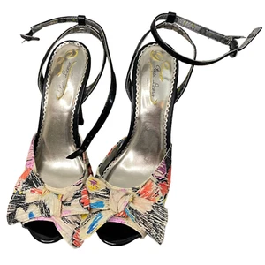 Quirky Colorful Poetic License platform ankle buckle heels - 38.5 - Picture 1 of 6