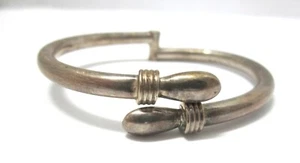 STERLINGSILBER ARMBAND HANDWERKER BYPASS GEHINDERT 25,3 GRAMM 0,925 SCHMUCK MARKIERT - Bild 1 von 10