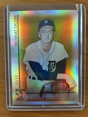 Jim Bunning /50 Gold Refractor 2010 Topps Tribute Detroit Tigers #19 - Image 1 of 2