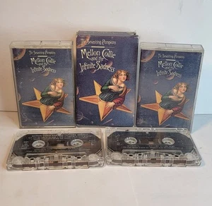 Smashing Pumpkins Mellon Collie Infinite Sadness Cassette with Slip Cover (READ) - Picture 1 of 23