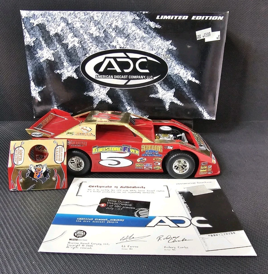 ADC Mike Duvall #5 Flintstones Flyer DW207M906 #312 350 РЕДКИЙ ограниченный выпуск  - Изображение 1 из 4