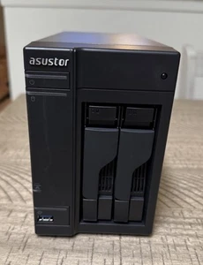 Asustor AS-202TE 2 Bay Netzwerkspeicher NAS zwei Caddies - ohne Festplatten - Bild 1 von 6