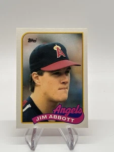 JIM ABBOTT 1989 Topps Traded # 2T card ANGELS 89 ROOKIE CARD RC - Picture 1 of 2