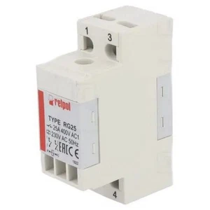 Modulo relè DPST-NO 25A 400V AC DC bobina 230V AC modulo barra DIN - Imagen 1 de 6