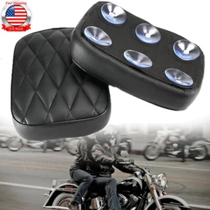 Guardabarros trasero para motocicleta asiento almohadilla pilón 8 ventosas para Harley - Imagen 1 de 11