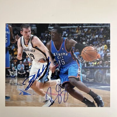 ФОТОГРАФИЯ БЕНО УДРИ И РЕГГИ ДЖЕКСОНА ДЕТРОЙТ ПОРШНИ С АВТОГРАФОМ 8x10 - Изображение 1 из 3