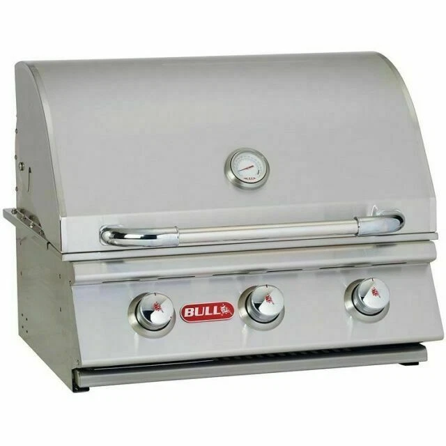 Bull 9008 LP Steer Premium Drop in Grill - 24'', Stainless Steel (69008)