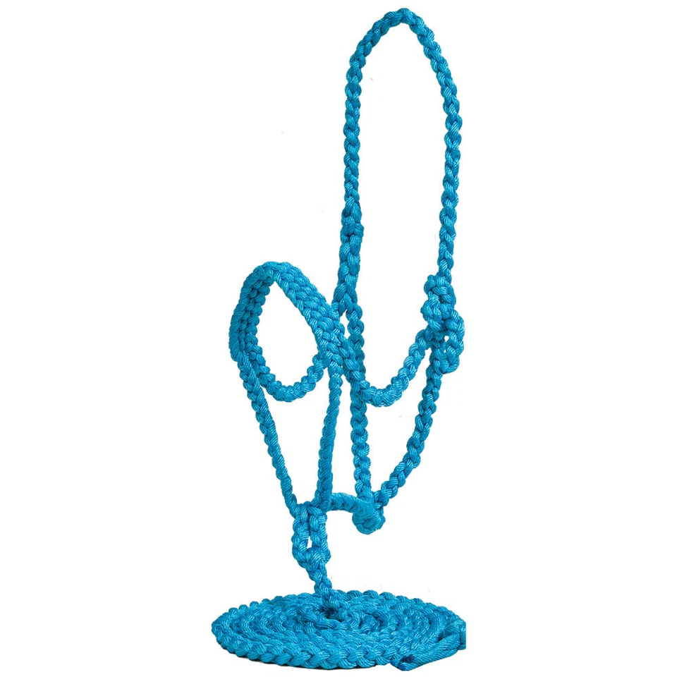 Soporte de banda nasal de nailon cepillado trenzado plano Mustang con plomo adjunto de 10' - Colores Foto 1 de 1