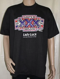 Lady Luck Casino Hotel Super Bowl XXX Januar 1996 schwarz XL T-Shirt - Bild 1 von 11