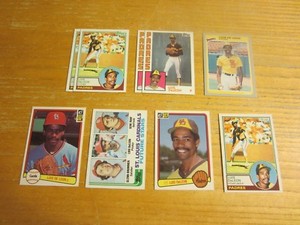 Luis DeLeon Lot of 9 Trading Cards w/2 ROOKIES MLB Baseball Cardinals, Padres