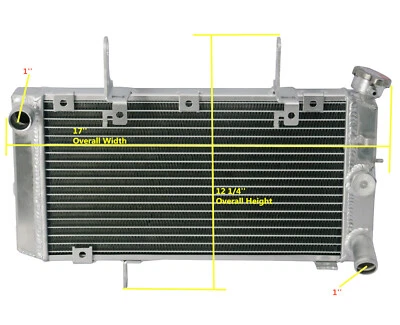 All Aluminum US for Radiator 2002-2012 2003 2004 2005 Suzuki Vstrom 1000 DL1000 - Image 1 of 4
