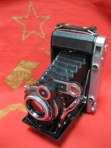 Cámara plegable rusa de formato medio Moskva-5 6x9 soviética Super Ikonta 1956-1960 - Imagen 1 de 21
