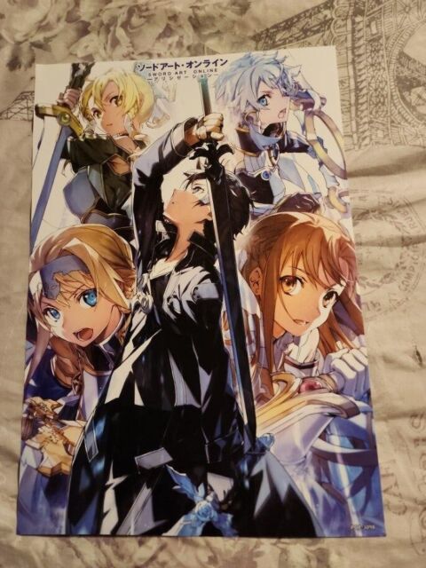 Sword Art Online Poster Anime Poster Metal Sign Tin Metal Retro Wall Decor  for Home,Street,Gate,Bars,Club