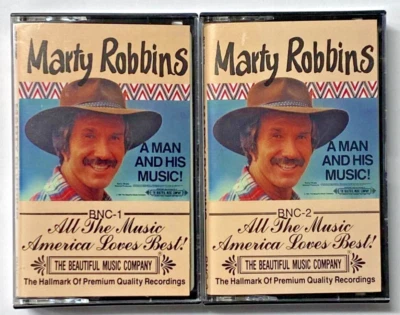 Marty Robbins "A Man And His Music!" BNC-1 & 2 Cassette Tapes - Image 1 of 4