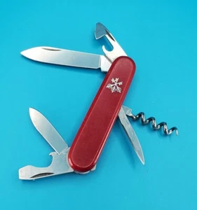 Vintage Victorinox Economy Tourist UBS Logo Swiss Army Knife Multi Tool! RARE! - Picture 1 of 8