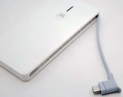 Cargador de teléfono Motorola SPN5809A P2000 Power Pack delgado 2000 2000 mAh BLANCO -C Foto 1 de 4