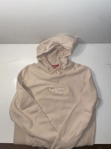Supreme Box Logo Hoodie Fw16 Peach Size XL AUTHENTIC - Picture 1 of 7