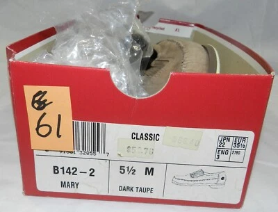 Lote 61 - Nuevos en Caja Zapatos de Bowling Dexter Mary - Para Mujer - 5.5 M - Taupe Oscuro Foto 1 de 4