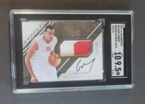 Rudy Gobert 2013 UD Exquisite Rookie Material Patch Auto #139/199 SGC 9.5 Rookie - Picture 1 of 6