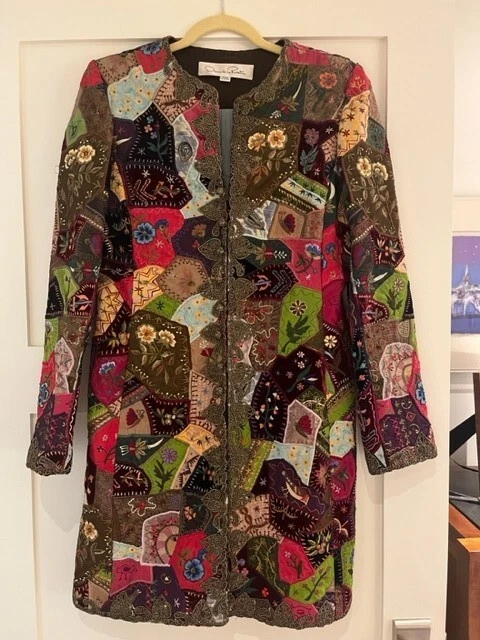 TRAJE DE ALTA COSTURA OSCAR de la RENTA BORDADO VINTAGE, Chanel vintage viene Foto 1 de 4