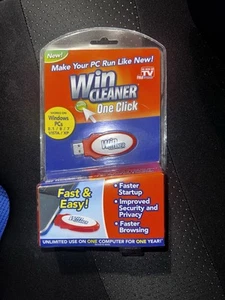 Win Cleaner USB As Seen on TV One Click PC Computer Clean Repair Protect-NEW! - Afbeelding 1 van 3