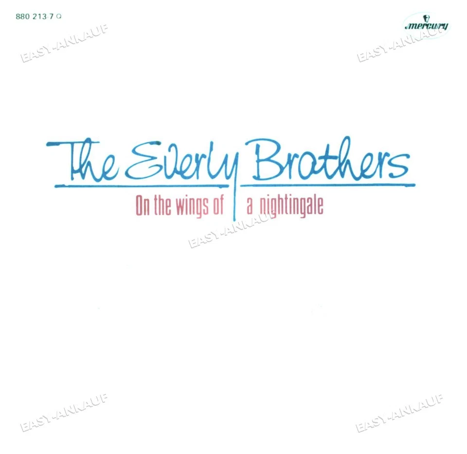 The Everly Brothers - On The Wings Of A Nightingale 7" (VG+) '* - Image 1 of 1