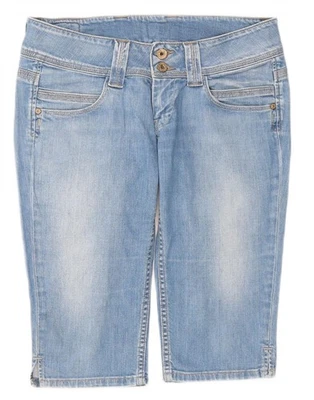 PEPE JEANS Mujer Bermudas Denim Shorts W30 Medio Azul Algodón BG12 Foto 1 de 3