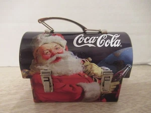 Coca-Cola Santa Claus Tin Mini-Lunchbox (2013) (Tin Box Co.) - Picture 1 of 7