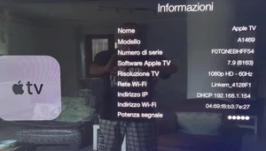 Apple TV - 3a generazione - Modello A1469 - Usato - FUNZIONANTE - Foto 1 di 3