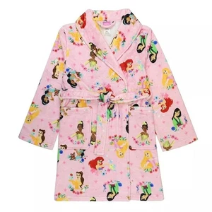 Disney Princess Character Girl's Pink Minky Fleece Bathrobe, Robe, Size 10 - Picture 1 of 1