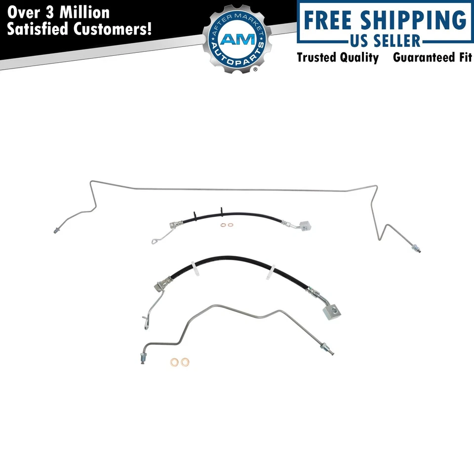 Juego de mangueras de freno para Dodge Ram 1500 2009-2010 Foto 1 de 4