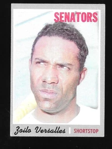 Zoilo Versalles 1970 Topps #365 Washington Senators E X+ - Imagen 1 de 1