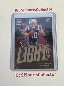 2024 Drake Maye Donruss Optic Light It Up RC Patriots Qb - Bild 1 von 2