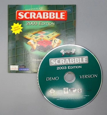 SCRABBLE 2003 Demo Edition PC CD-ROM Game Promo Ubi Soft Windows ~ VGC - Image 1 of 4